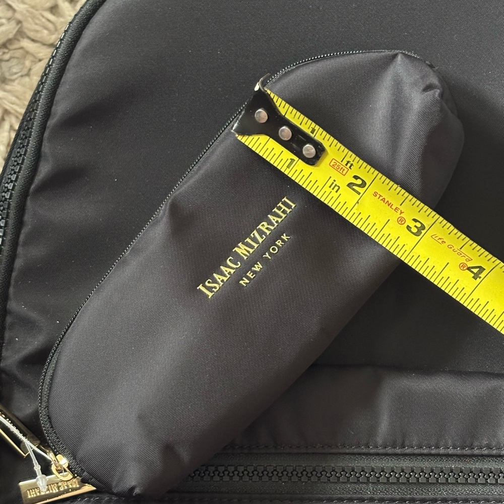NEW tags Isaac Mizrahi BLACK Backpack small - Picture 12 of 12